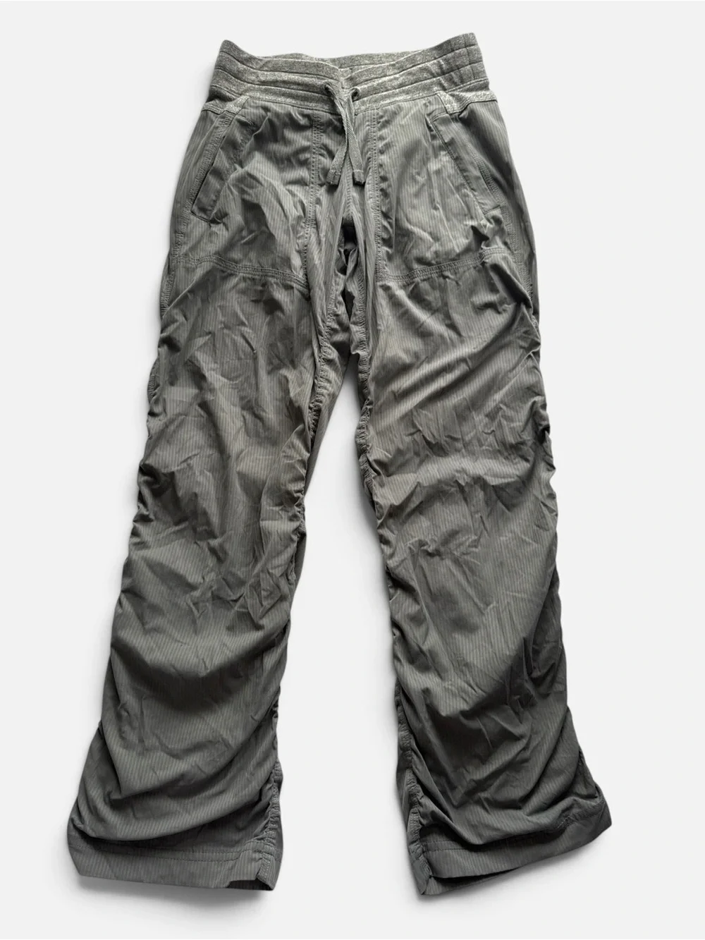 Ivivva Girls Grey Live To Move Straight Leg Dance Studio Pants Pockets Size 10